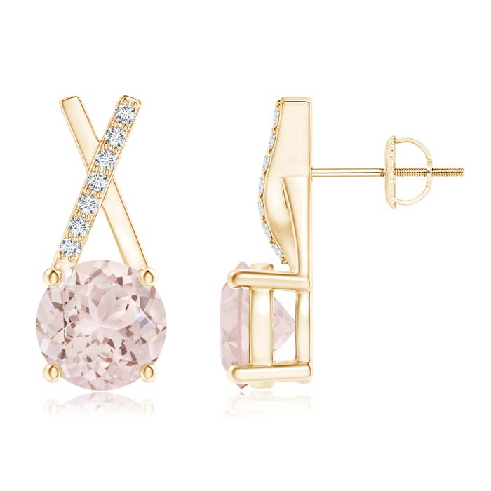 A - Morganite / 1.47 CT / 14 KT Yellow Gold