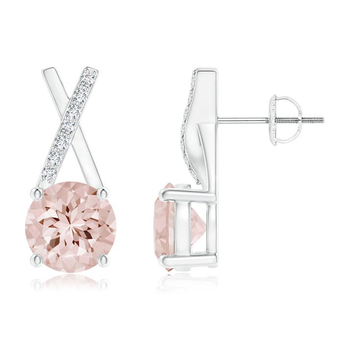 AA - Morganite / 1.47 CT / 14 KT White Gold