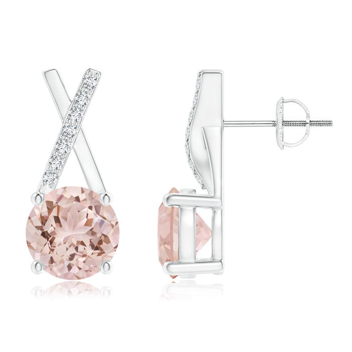 AAA - Morganite / 1.47 CT / 14 KT White Gold