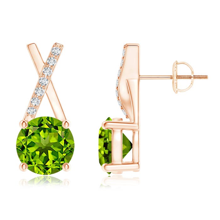 AAAA - Peridot / 1.97 CT / 14 KT Rose Gold