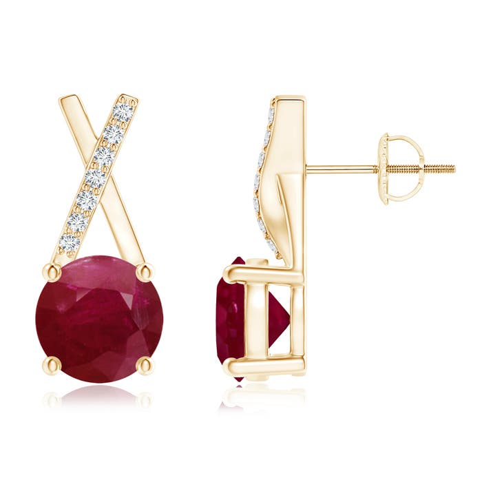 A - Ruby / 2.07 CT / 14 KT Yellow Gold