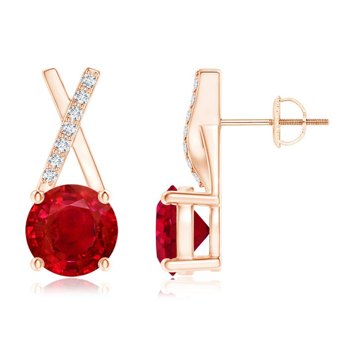 AAA - Ruby / 2.07 CT / 14 KT Rose Gold