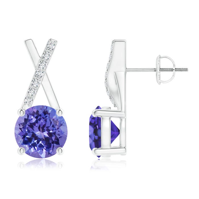 AA - Tanzanite / 1.87 CT / 14 KT White Gold