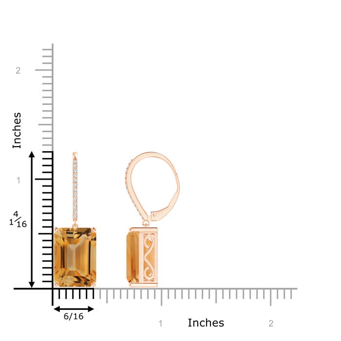 A - Citrine / 13.73 CT / 14 KT Rose Gold