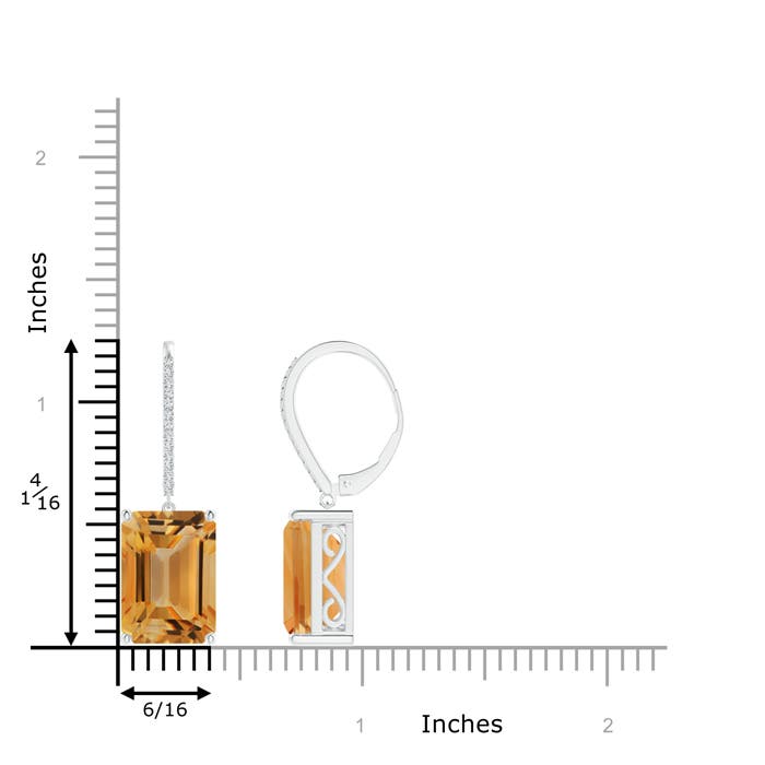 A - Citrine / 13.73 CT / 14 KT White Gold