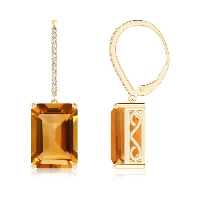 AA - Citrine / 13.73 CT / 14 KT Yellow Gold