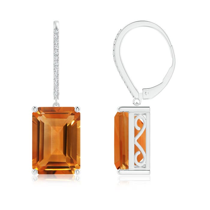 AAA - Citrine / 13.73 CT / 14 KT White Gold