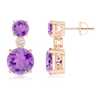 Round A Amethyst