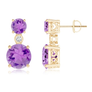 Round A Amethyst