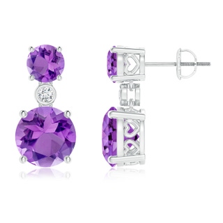 Round AA Amethyst