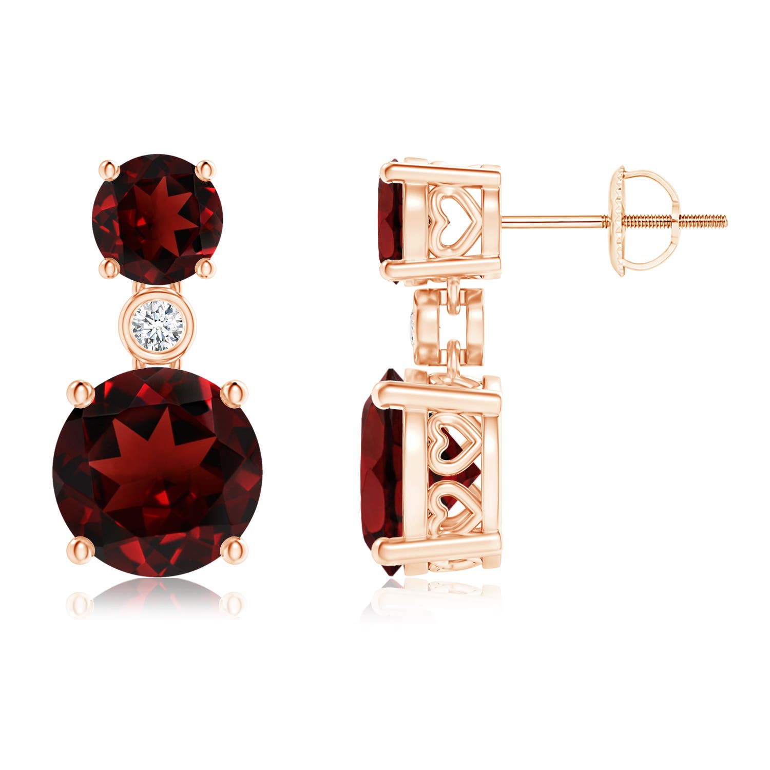 AAA - Garnet / 5.67 CT / 14 KT Rose Gold