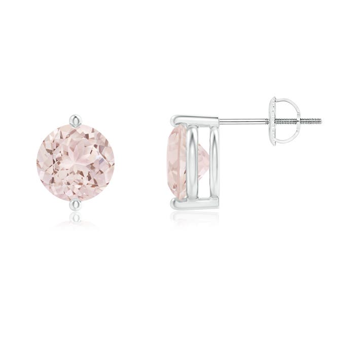 A - Morganite / 2.2 CT / 14 KT White Gold