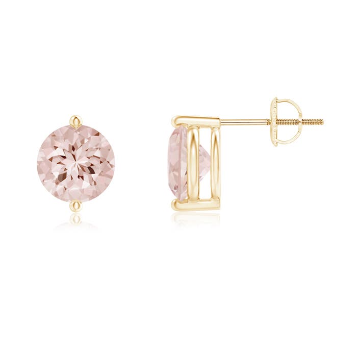 AA - Morganite / 2.2 CT / 14 KT Yellow Gold