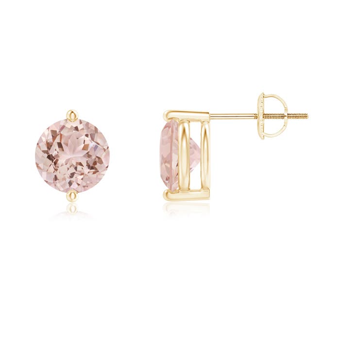 AAA - Morganite / 2.2 CT / 14 KT Yellow Gold