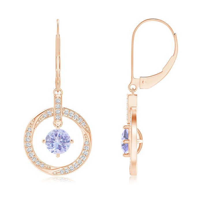 A - Tanzanite / 1.16 CT / 14 KT Rose Gold