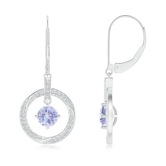 A - Tanzanite / 1.16 CT / 14 KT White Gold