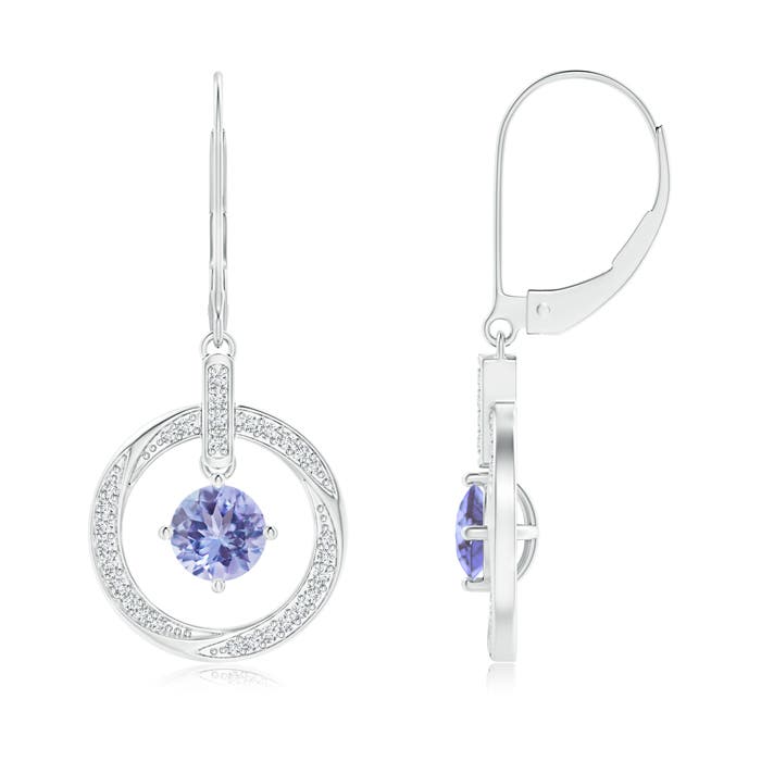 AA - Tanzanite / 1.16 CT / 14 KT White Gold