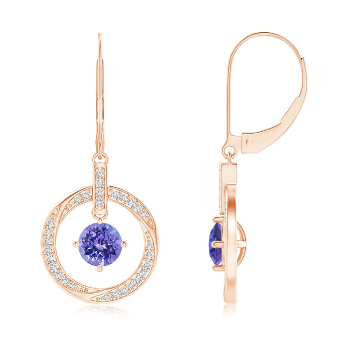 AAA - Tanzanite / 1.16 CT / 14 KT Rose Gold