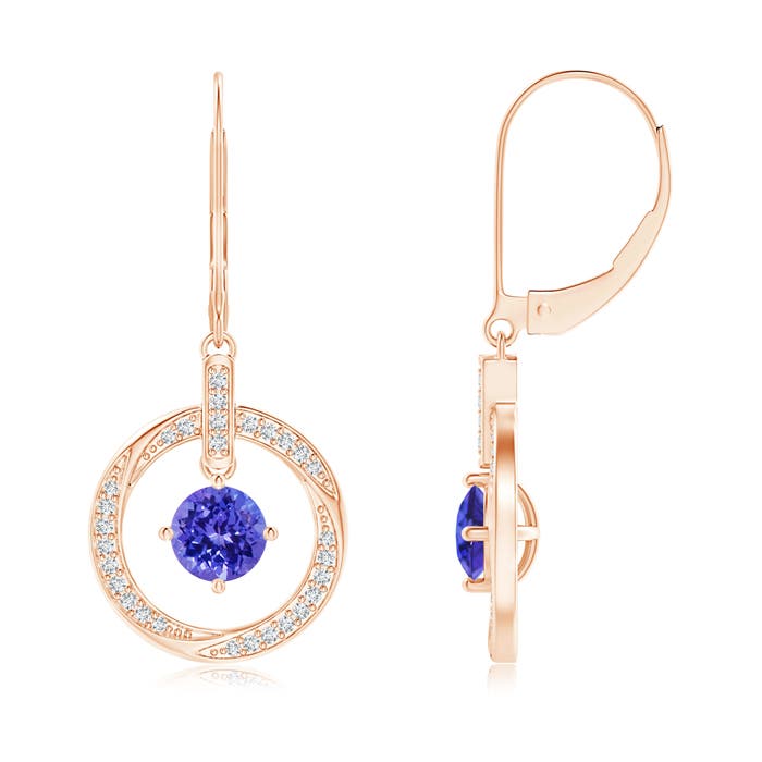 AAAA - Tanzanite / 1.16 CT / 14 KT Rose Gold