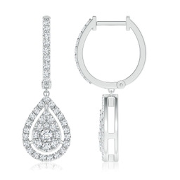 Halo Diamond Halo Earrings