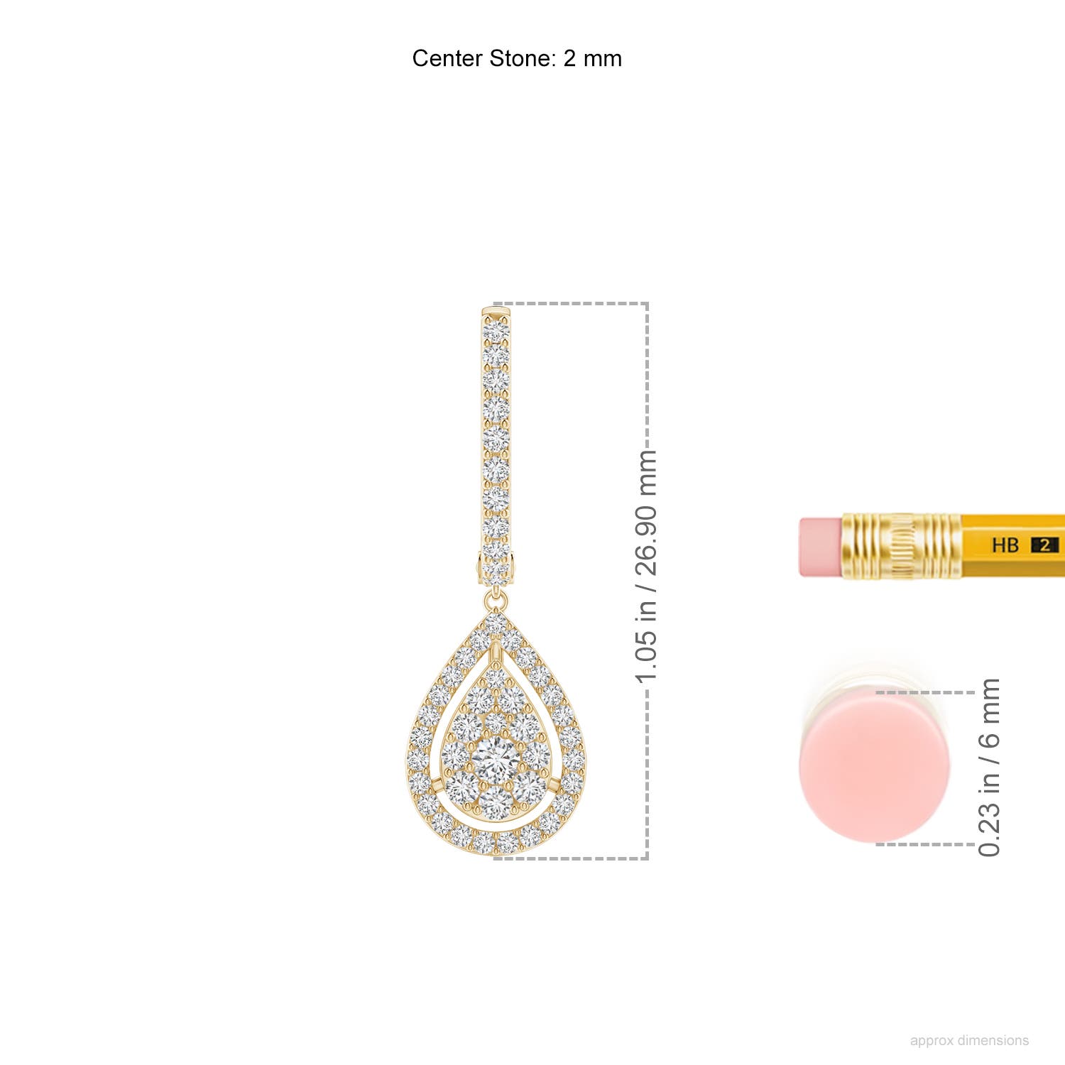 H, SI2 / 0.51 CT / 14 KT Yellow Gold