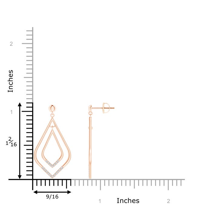 G, VS2 / 0.13 CT / 14 KT Rose Gold