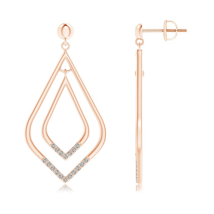 K, I3 / 0.18 CT / 14 KT Rose Gold