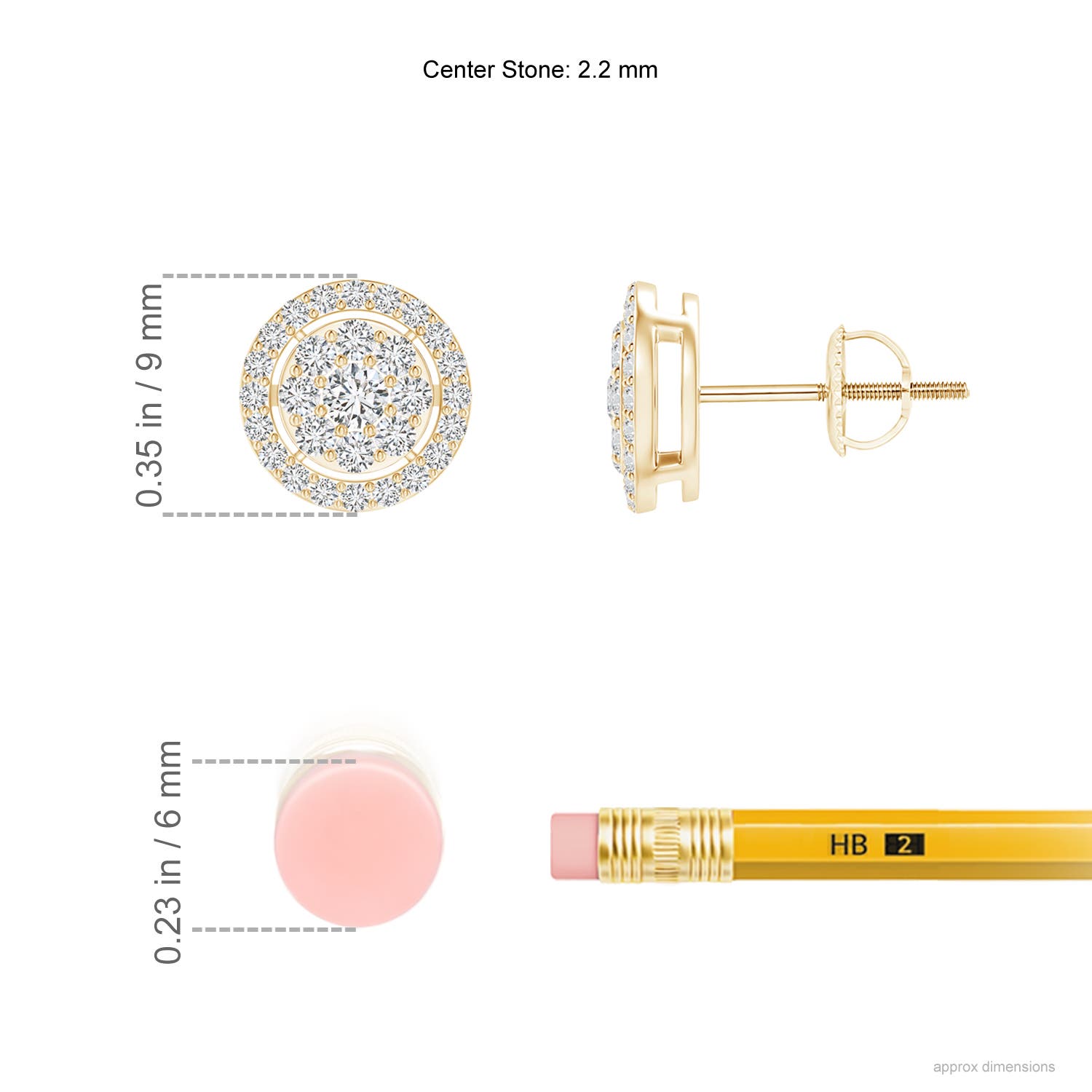 H, SI2 / 0.48 CT / 14 KT Yellow Gold