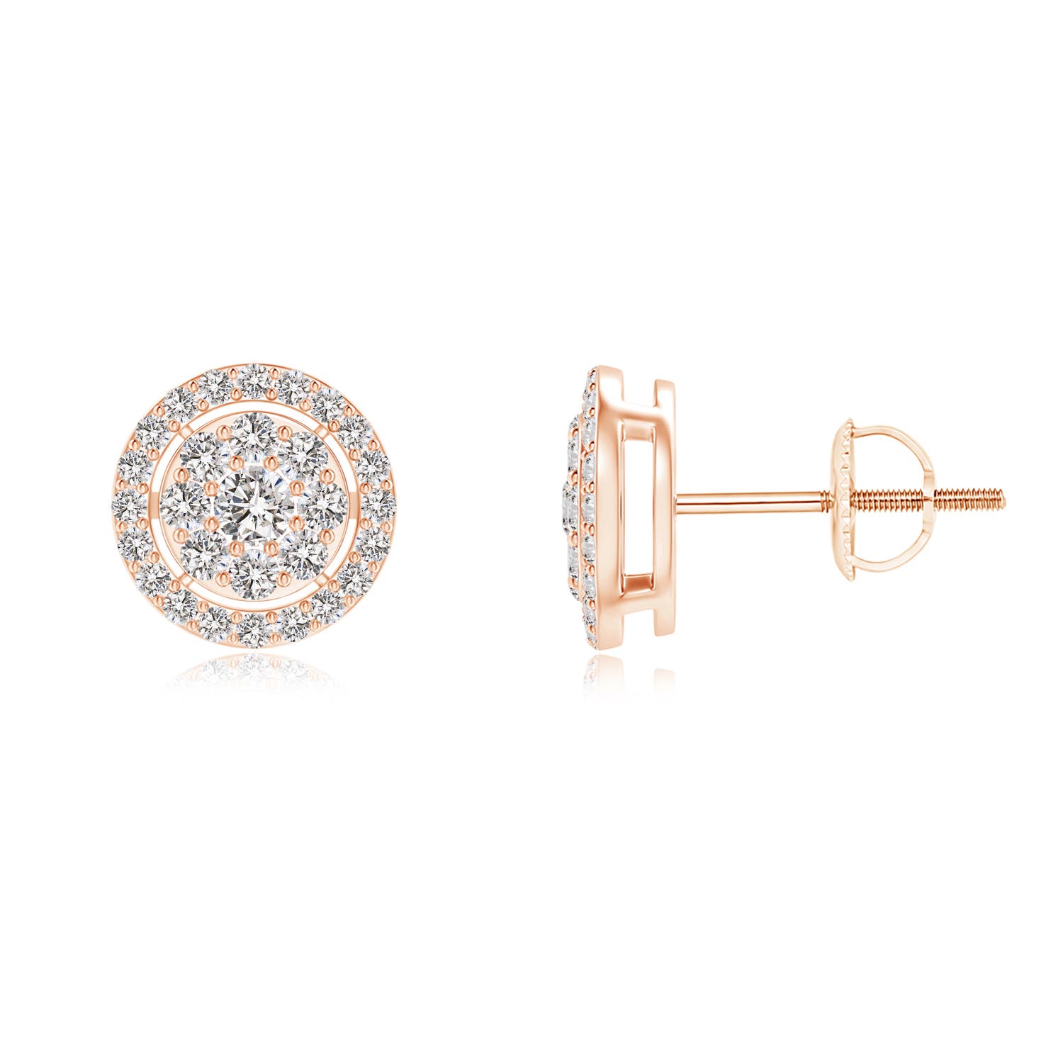 I-J, I1-I2 / 0.48 CT / 14 KT Rose Gold