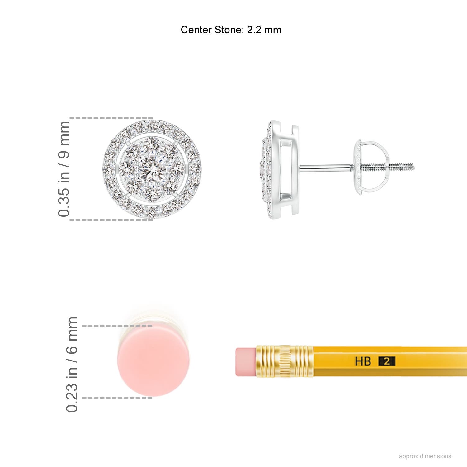 I-J, I1-I2 / 0.48 CT / 14 KT White Gold