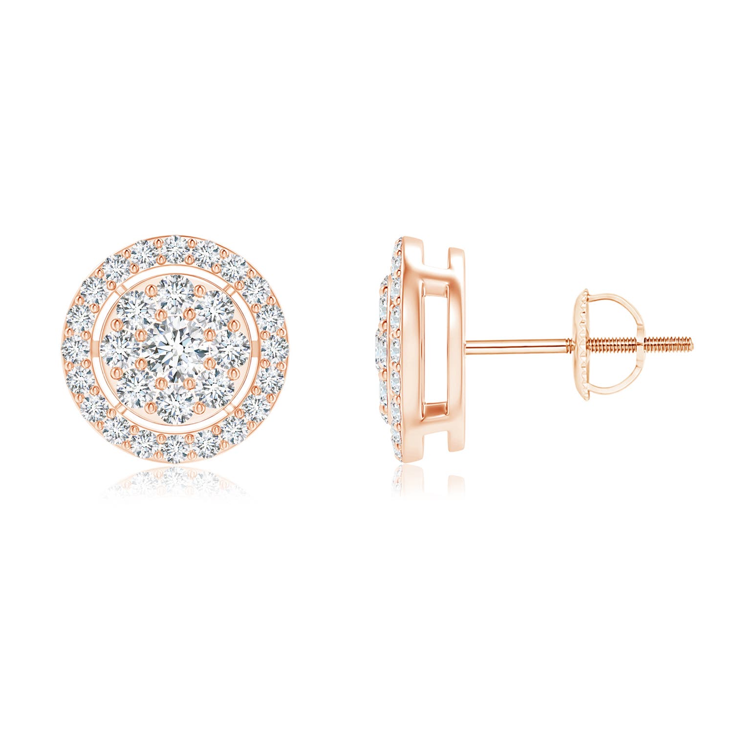 F-G, VS / 0.76 CT / 14 KT Rose Gold