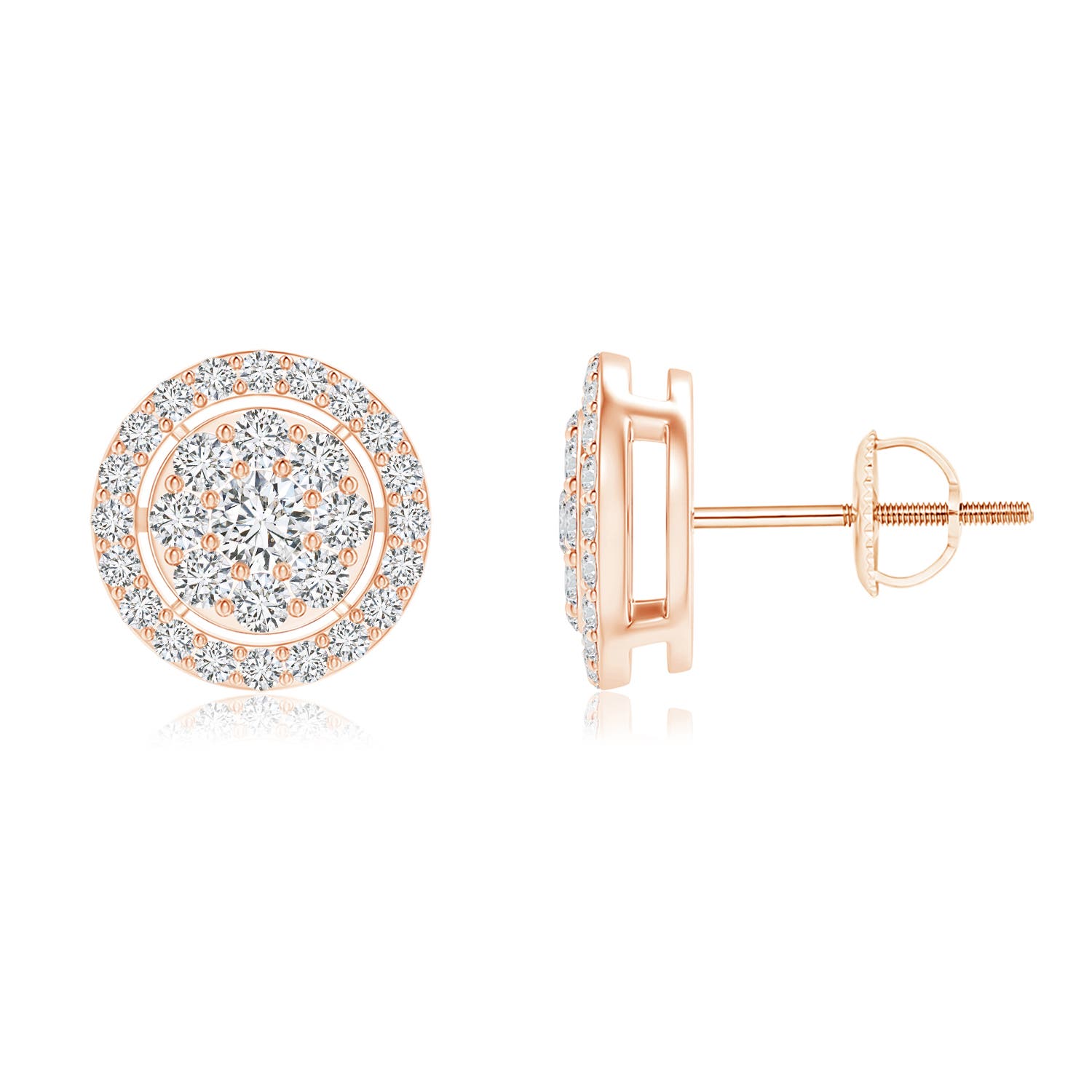 H, SI2 / 0.76 CT / 14 KT Rose Gold