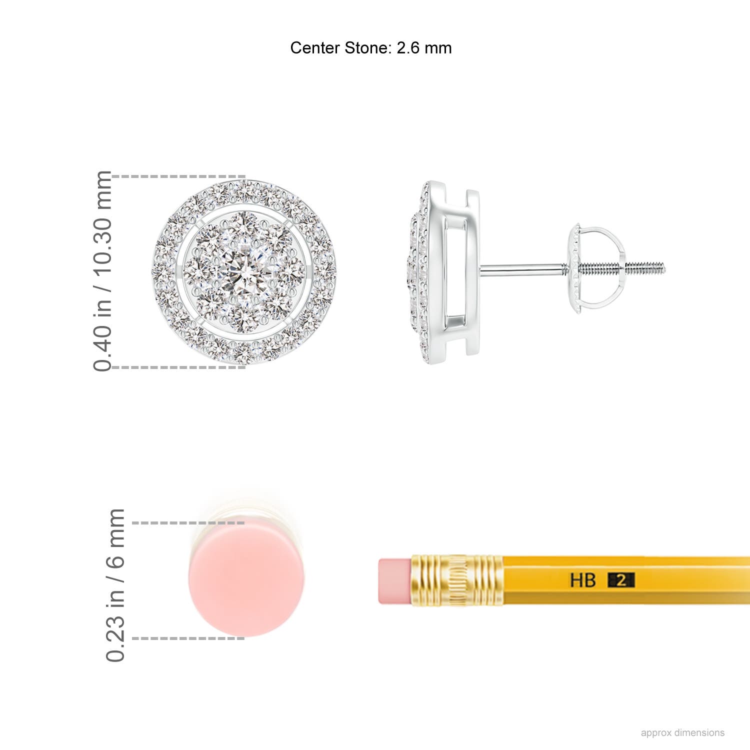 I-J, I1-I2 / 0.76 CT / 14 KT White Gold