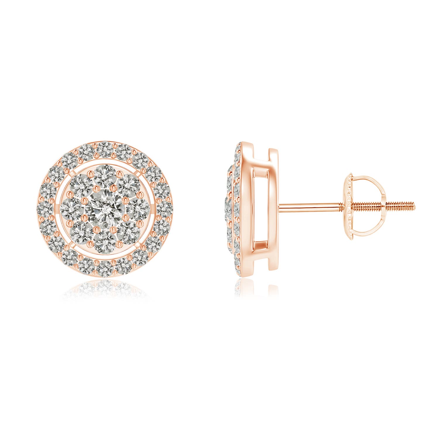 K, I3 / 0.76 CT / 14 KT Rose Gold