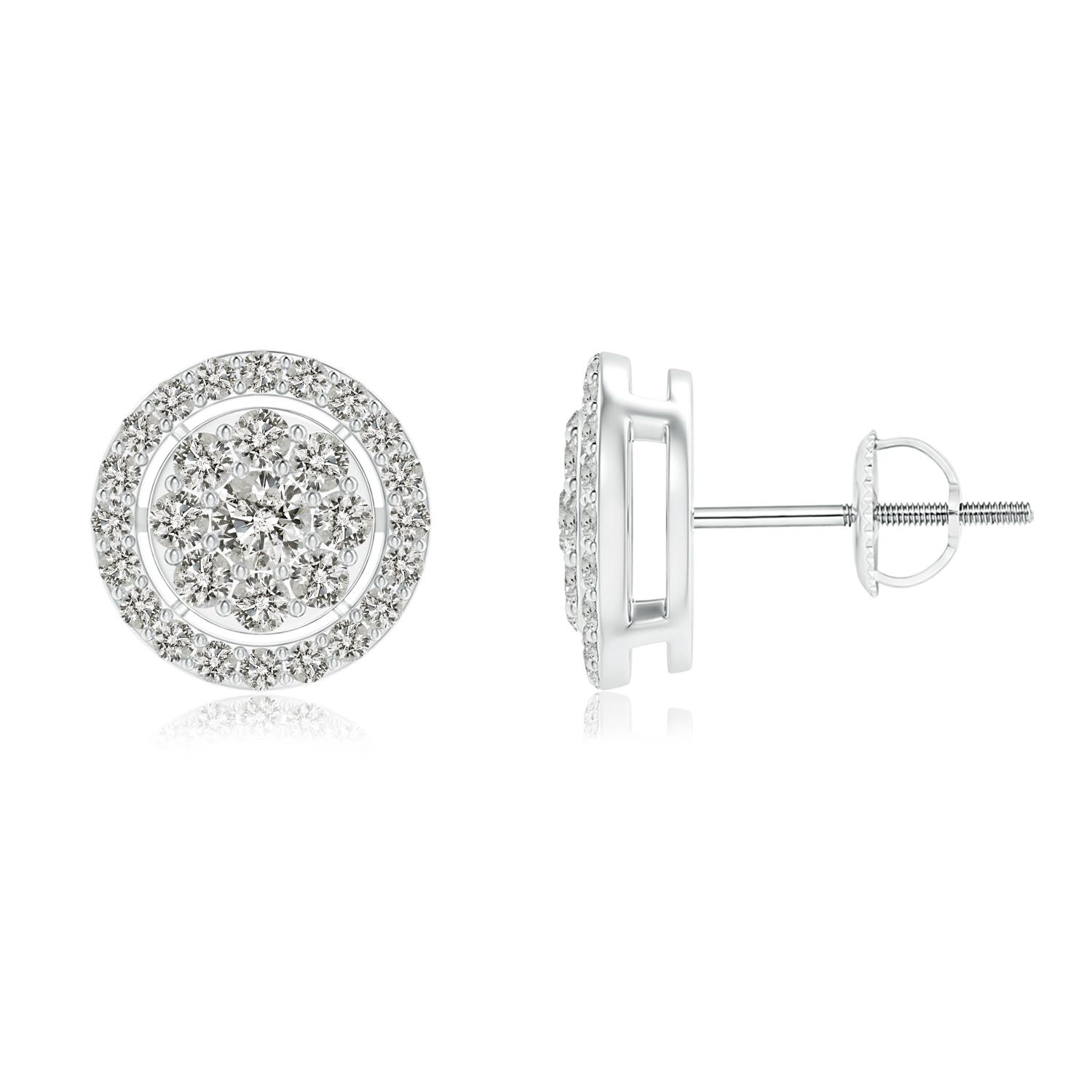 K, I3 / 0.76 CT / 14 KT White Gold