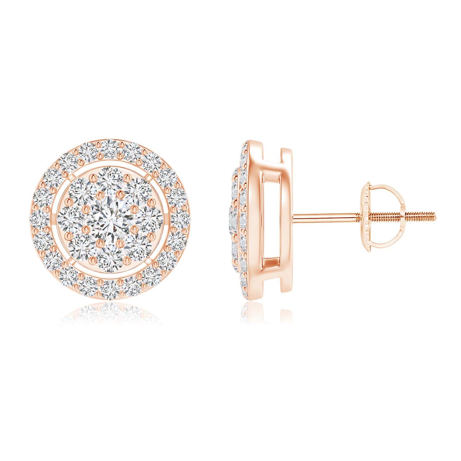 H, SI2 / 1.01 CT / 14 KT Rose Gold