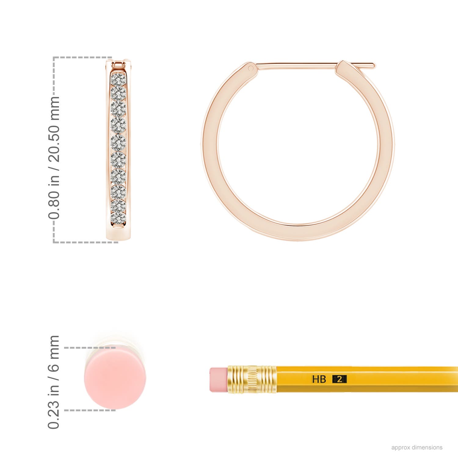 K, I3 / 0.5 CT / 14 KT Rose Gold