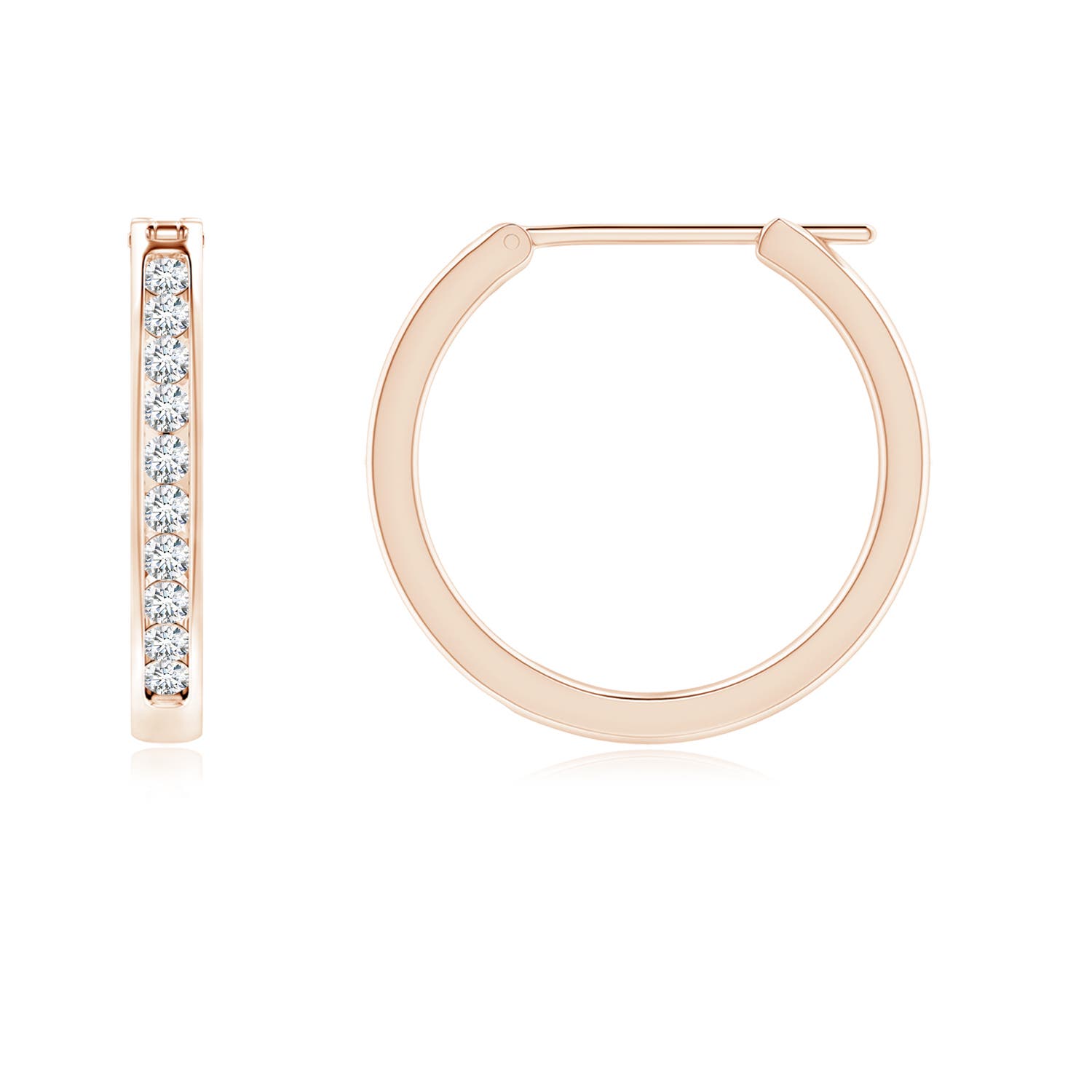 G, VS2 / 0.74 CT / 14 KT Rose Gold