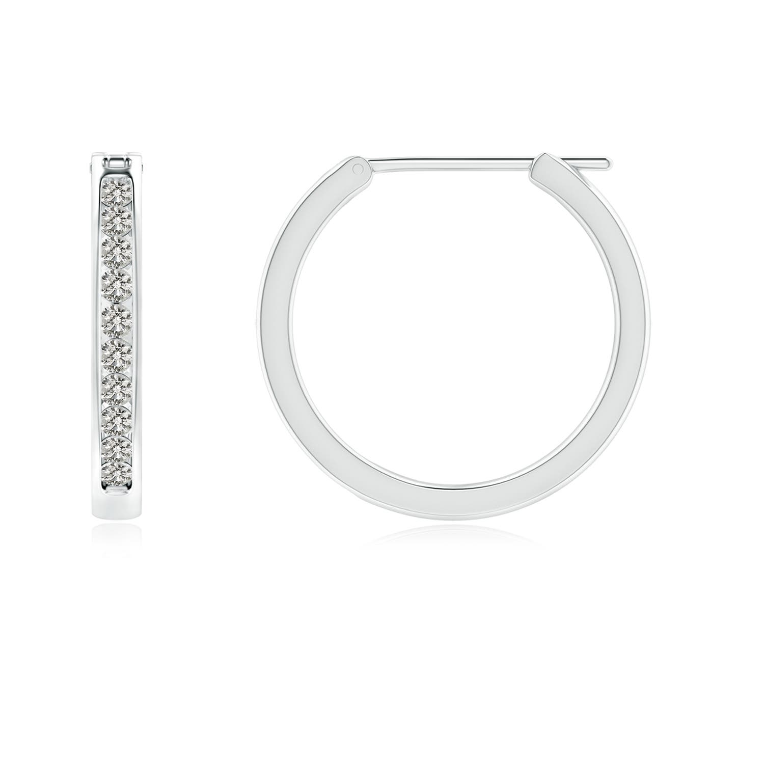 K, I3 / 0.74 CT / 14 KT White Gold