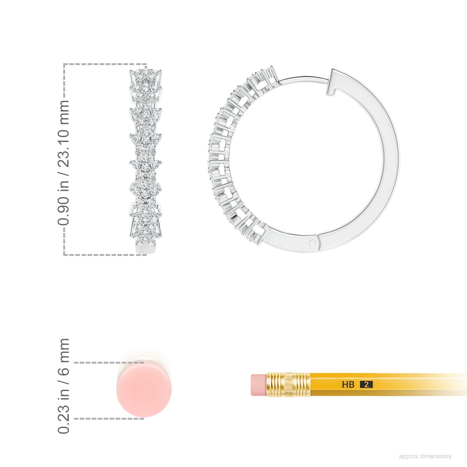 G, VS2 / 0.5 CT / 14 KT White Gold