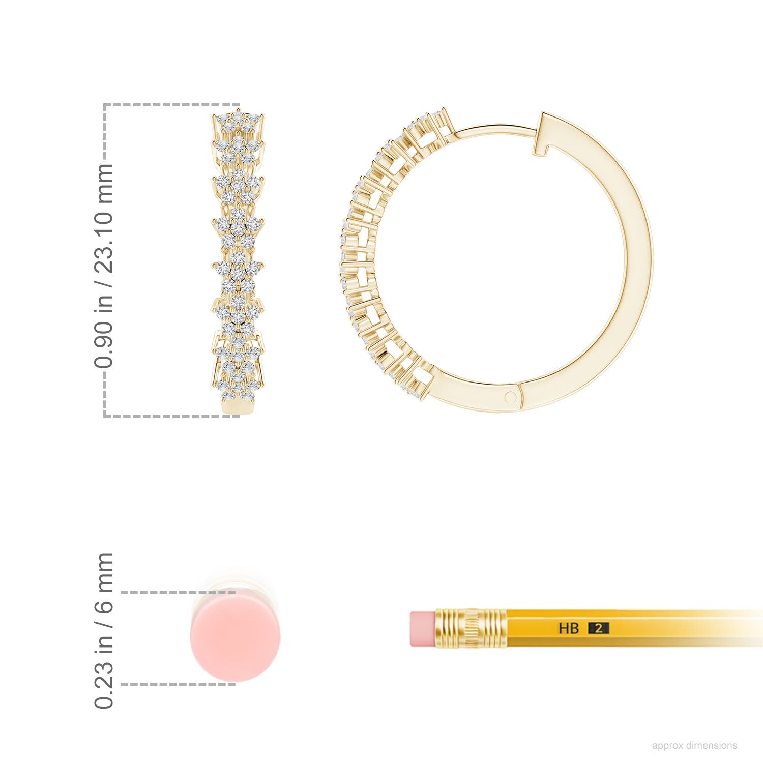 H, SI2 / 0.5 CT / 14 KT Yellow Gold