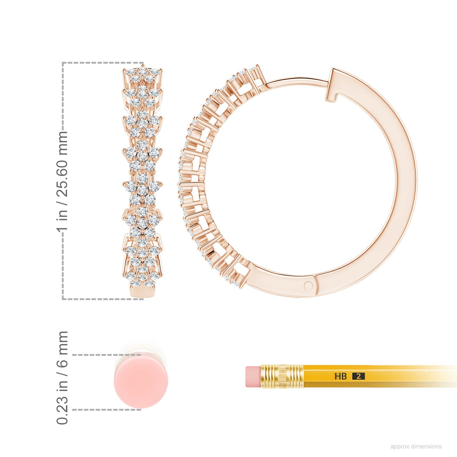 G, VS2 / 0.67 CT / 14 KT Rose Gold