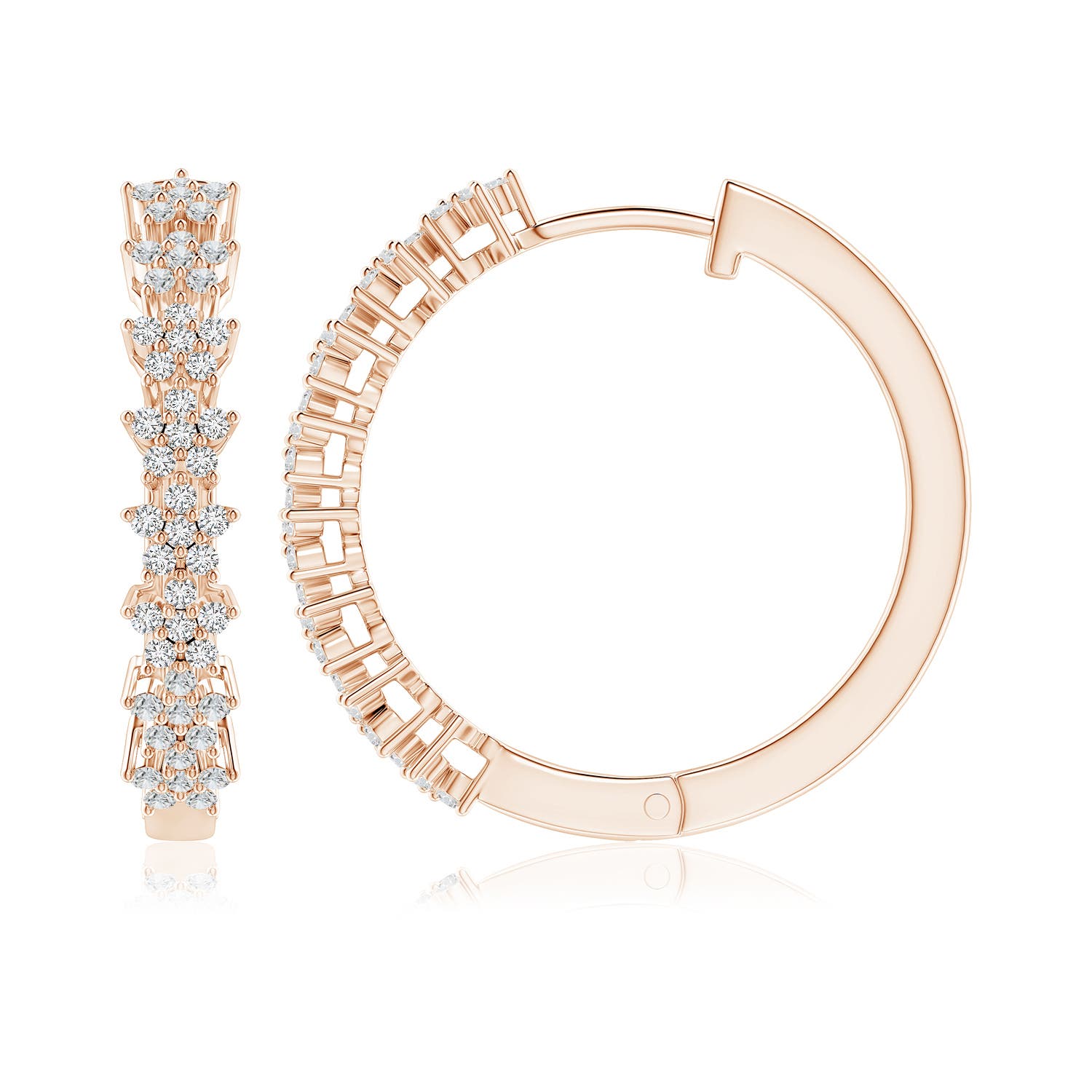 H, SI2 / 0.67 CT / 14 KT Rose Gold