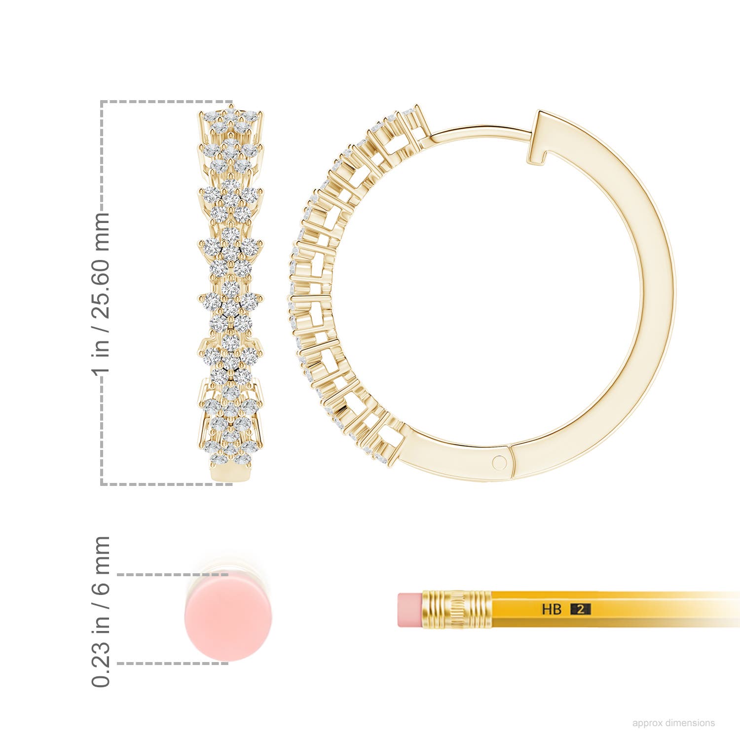 H, SI2 / 0.67 CT / 14 KT Yellow Gold