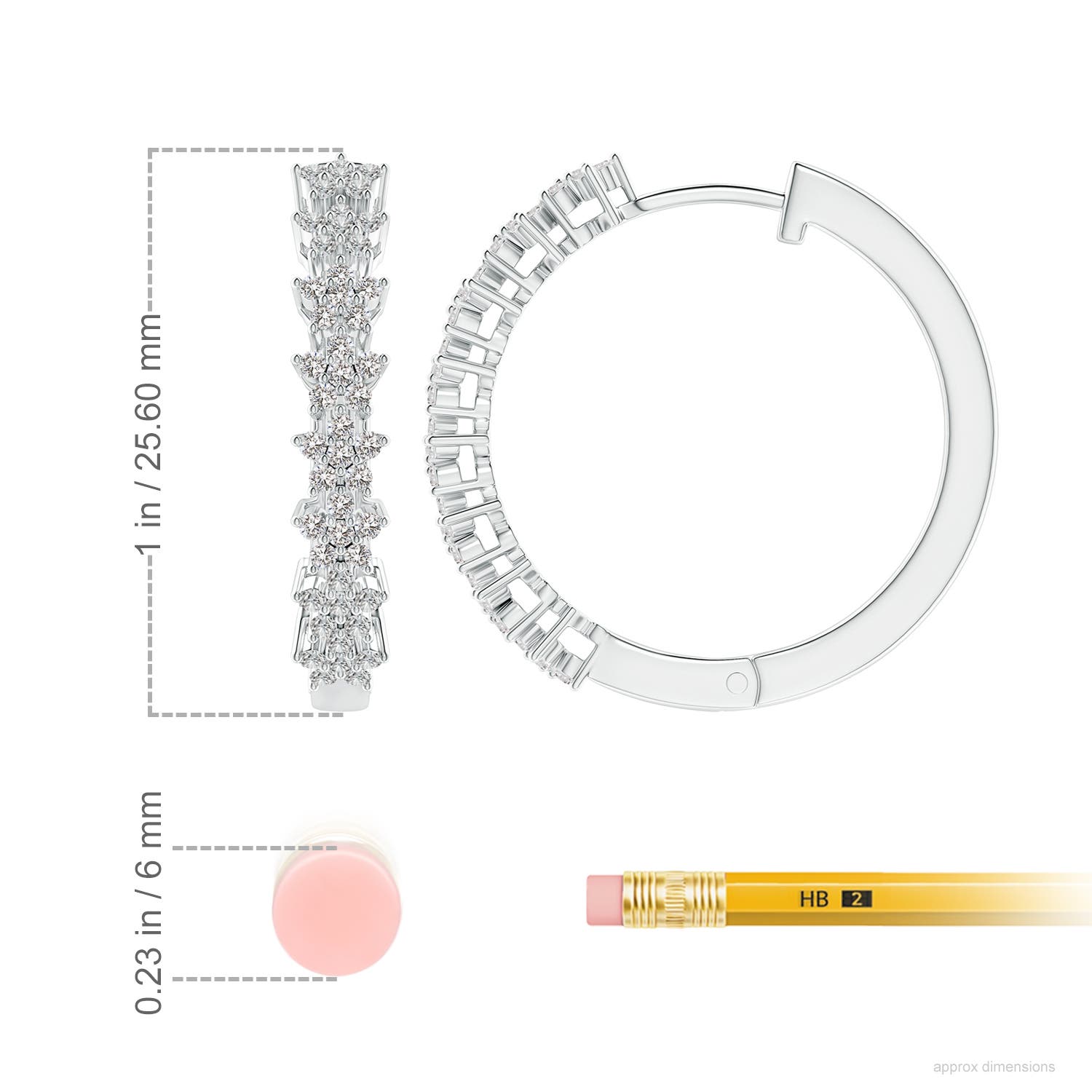 I-J, I1-I2 / 0.67 CT / 14 KT White Gold