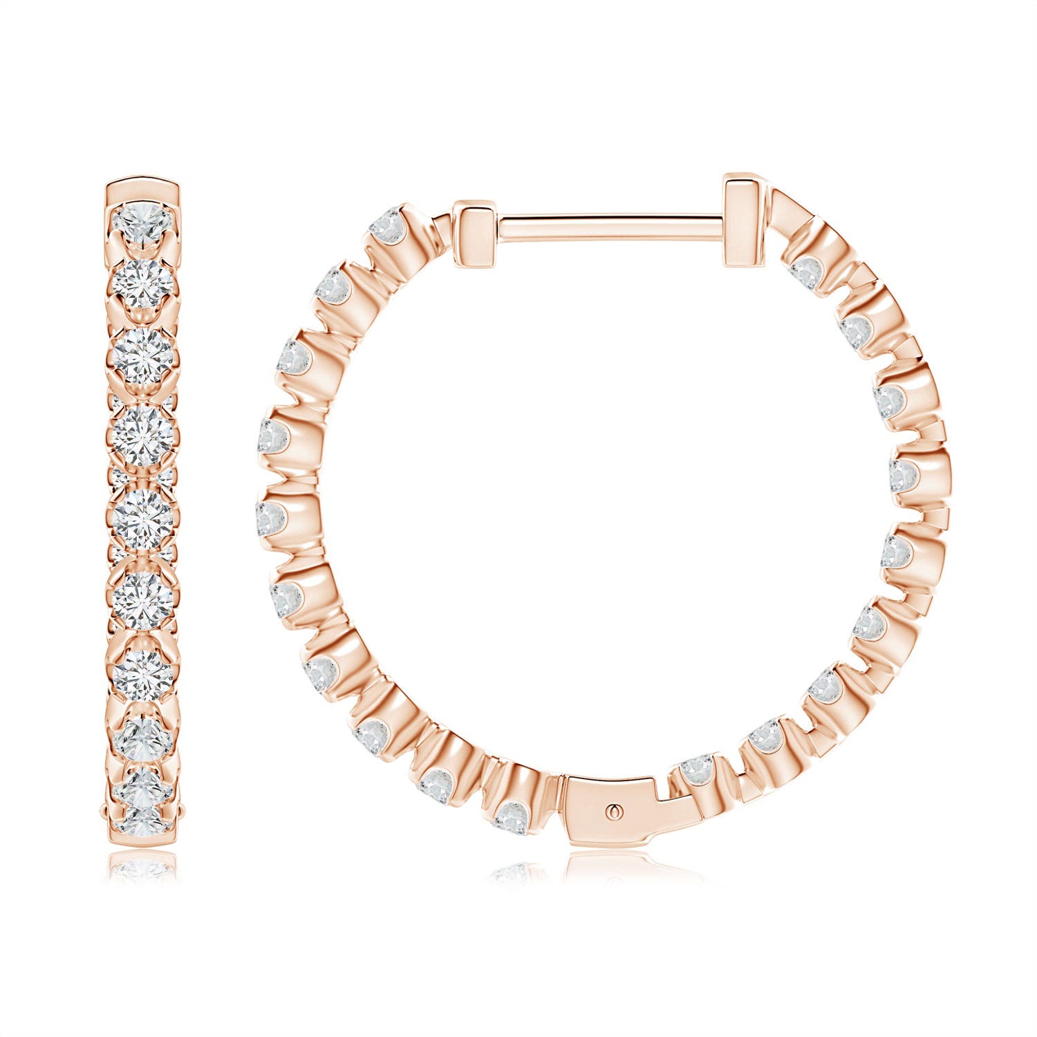 H, SI2 / 0.95 CT / 14 KT Rose Gold