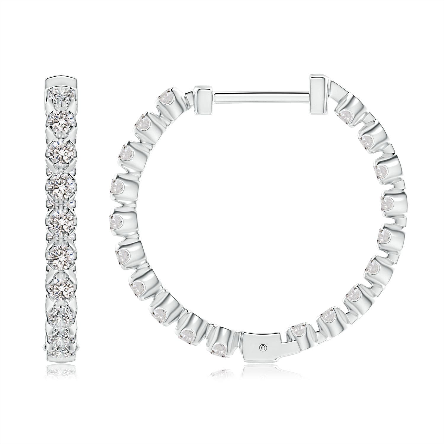 I-J, I1-I2 / 0.95 CT / 14 KT White Gold