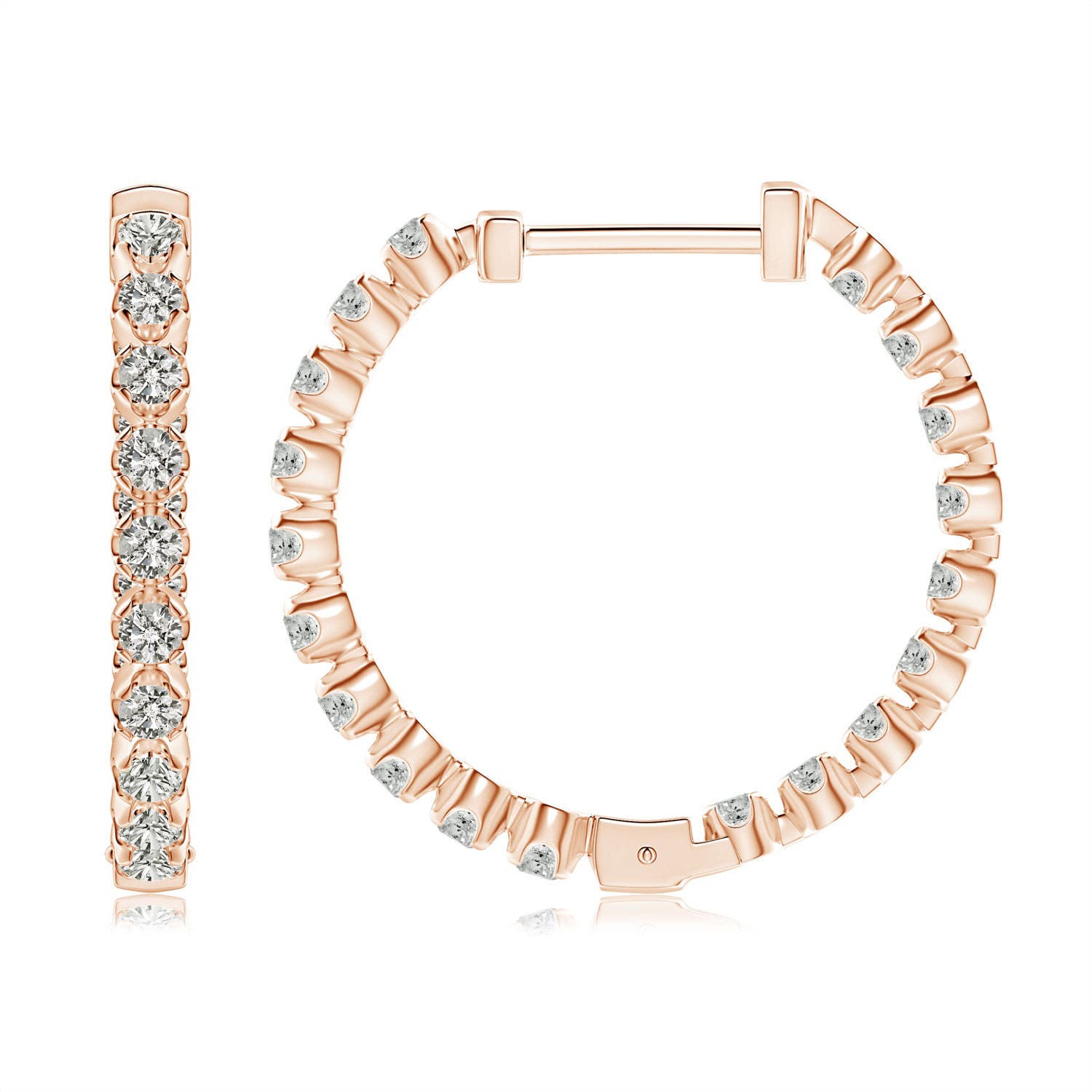 K, I3 / 0.95 CT / 14 KT Rose Gold