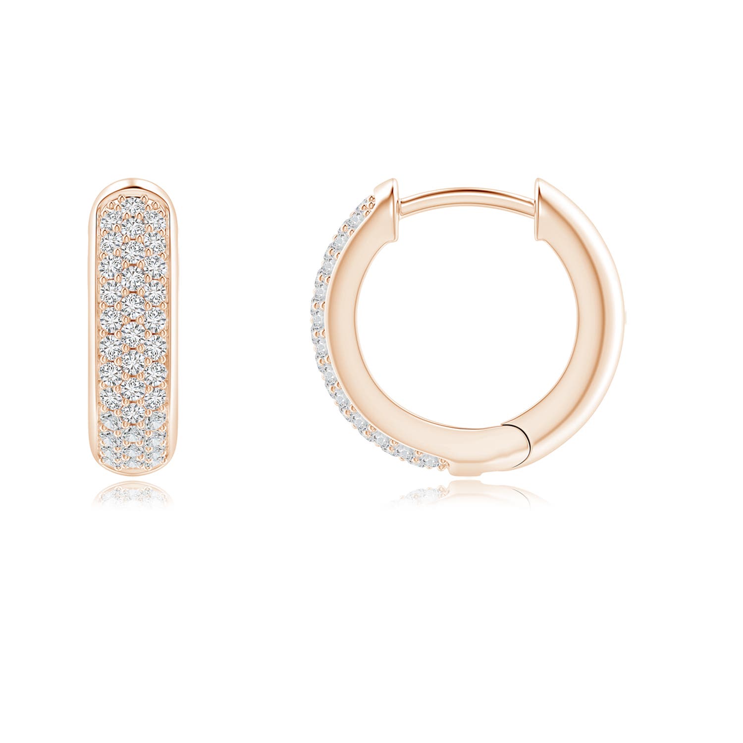 H, SI2 / 0.32 CT / 14 KT Rose Gold