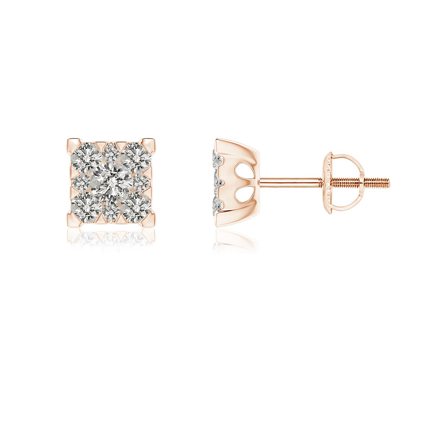 K, I3 / 0.5 CT / 14 KT Rose Gold